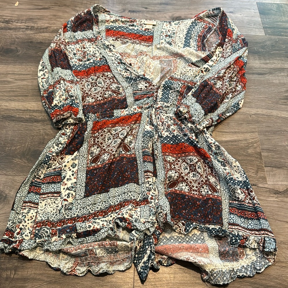 Long sleeve romper